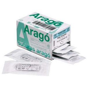 SUTURA NYLON UNIFILAR 5/0 TC-16 36U ARAGO