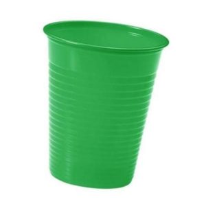 VASOS PLASTICO VERDES 1000U-