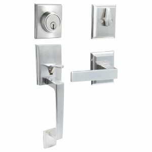 Gatillo rectangular sólido para entrada función sencilla, níquel satinado, visual Lock 10GA