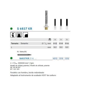 S6837KR.314.016 FRESA DIAMANTE FG CX5 KOMET