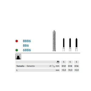 2886.314.016 FRESA DIAMANTE S2000 FG CX5 KOMET
