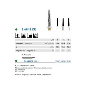 S6848KR.314.014 FRESA DIAMANTE FG CX5 KOMET
