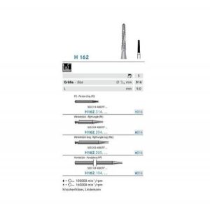 H162.204.016 FRESA TUNGSTENO CA CX1 KOMET