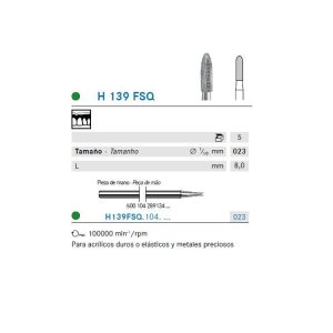 H139FSQ 104 023 FRESA TUNGSTENO PM CX1 KOMET