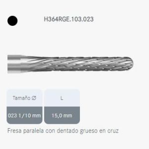 H364RGE.103.023 FRESA MICROFRESADO CARBURO CX1 KOMET