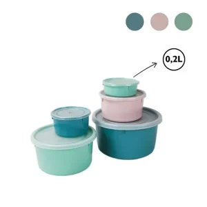 Fiambrera C/Tapa Colors LB 0.2L