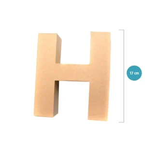 Letra Scrap Papel Grande – H