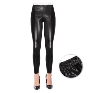 Legging Metalizado Negro Adulto