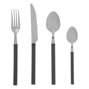 Cubertería Indonesia 24PCS Gris