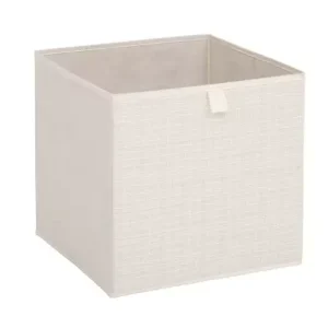 Caja de Almacenamiento Tweed Negro 31x31cm