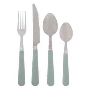 Cubertería Colorama 24PCS Verde Oliva