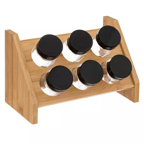 Especiero de Bambú 6 Botes