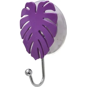 Ganchos PP Ventosa Hoja – Violeta