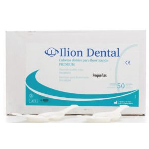 CUBETAS FLUOR ILION PREMIUM DOBLES MEDIANAS 50 UNID