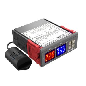 HIGRÓMETRO CONTROLADOR DE HUMEDAD Y TEMPERATURA 110-220VAC 10A STC-3028