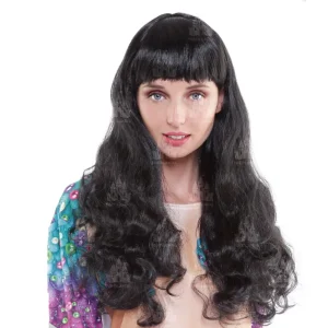 Peluca Sirena Negra