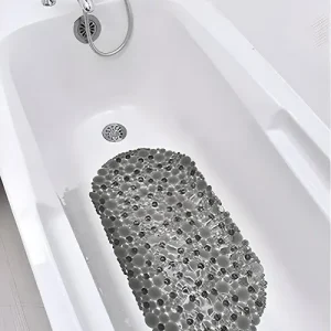 Alfombra Baño PVC Burbuja – Gris