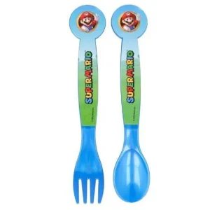 Set 2 Cubiertos PP Super Mario