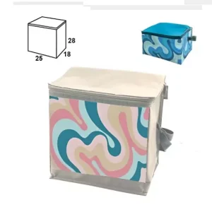 Nevera Poliéster Ondas Coloridas Surt 25x18x28cm