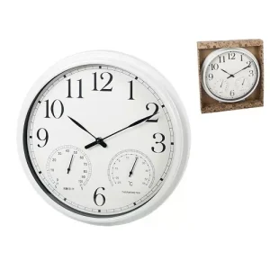 Reloj Pared Meteorológico 33cm White