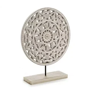 Soporte Madera Redondo Mándala