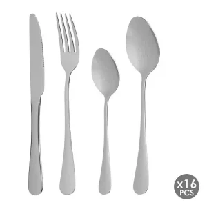 Set 16 Pzs Cubiertos Plata