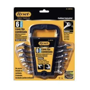 Juego de Llaves Fija Combinada 6pcs