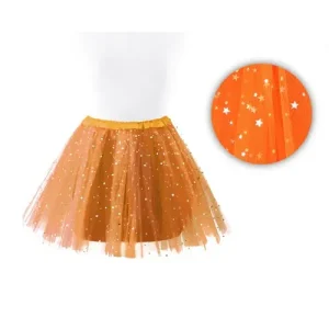 Tutu Naranja Estrellas 30cm