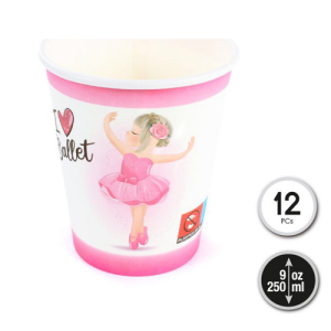 Vasos Cartón Ballet 250ml