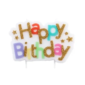 Vela Happy Bday Glitter