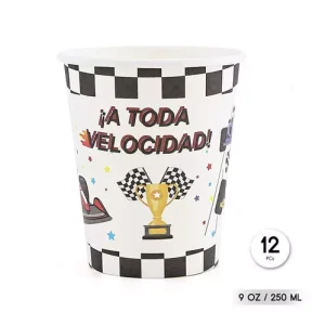 Vasos Cartón Coche Carrera 250ml