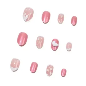 Uñas Postizas Adhesivas Niños 12pcs