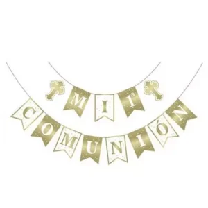 Guirnalda Mi 1a Comunión Oro 13PCS