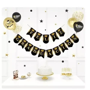 Guirnalda Feliz Graduación Con Globos 27PCS