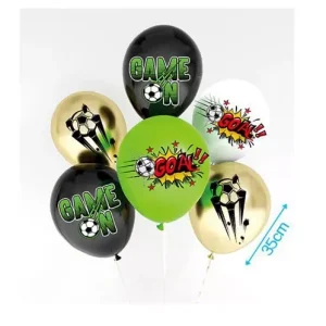 Set de Globos Futbol 6pcs