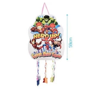 Piñata Plegable Superhéroes