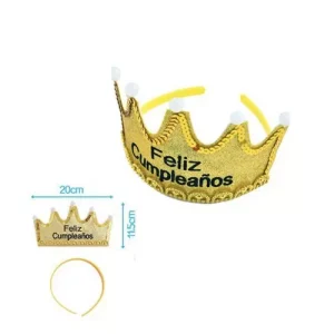 Corona Feliz Cumpleaños