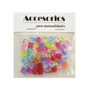 Cuentas De Plástico Octaedro 8MM