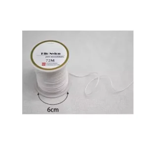 Hilo De Jade 0.8MM Blanco 72M