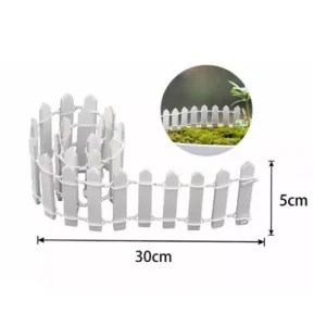 Valla De Madera Blanco 5X30CM