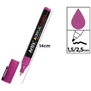 Rotulador Acrílico Burdeos