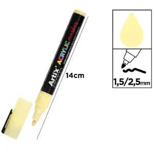 Rotulador Acrílico Amarillo Limón