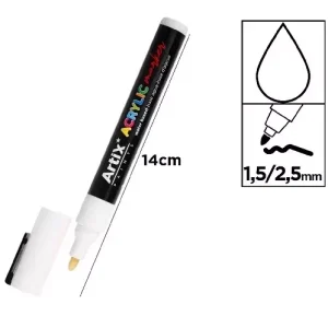 Rotulador Acrílico Blanco