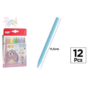 Cera Plástica Kids Pastel 12u