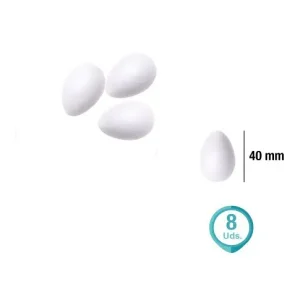 Huevo Poliespán 8pcs
