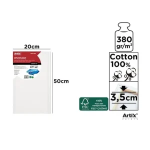 Lienzo para Oleo y Acrílico 3.5cm 20x50cm