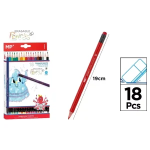 Lápices De Colores Borrables 18U
