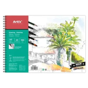 Block de Dibujo Pintura A3 20Hojas