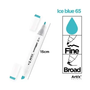 Rotulador Doble Punta Bocetos 65 Ice Blue