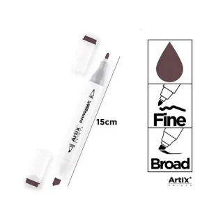 Rotulador Doble Punta Bocetos 92 Chocolate